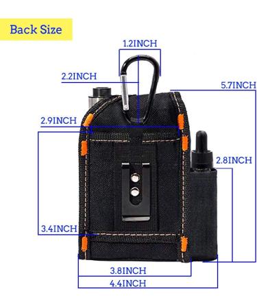 Vape Mod Carrying Bag with Straps - Portable Vapor Case for Box Mod, Tank, E-juice, Battery - Organize Your Vape Accessories On-the-Go! (CASE ONLY) - Buy Online on GoSupps.com
