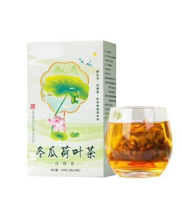 Tea Bag 20 Packs Winter Melon Lotusleaf Tea Winter Melon Rose Cassia Triangular Pack Herbal Tea for Home Office