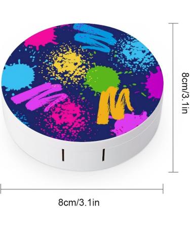 Buy Bagea-Ka Funny Paint Drop Splatter Colorful Contact Lens Case Kit - Eye Care Holder with Mirror Tweezers & Solution for Travel & Home | International Shipping - Buy Online on GoSupps.com