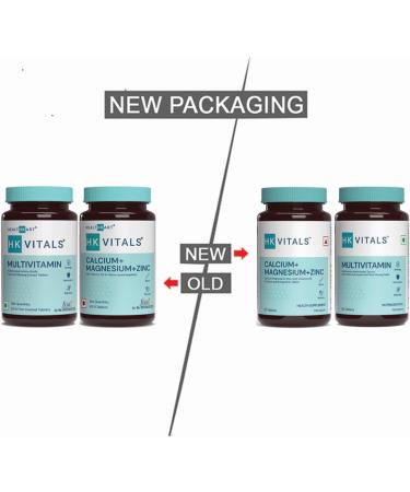 YANG Multivitamin for Men and Women with Multimineral Amino Taurine and Ginseng 60 Tablets with Calcium Magnesium and Zinc Tablets with Vitamin D3 60 Tablets (Combo Pack) - Buy Online on GoSupps.com