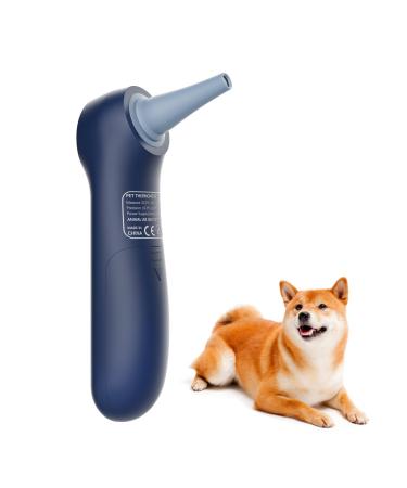 Dog Ear Temperature Monitor Pet Infrared Thermometer Only for Pets Measure in 1 Second Mute Function C/F Switchable (Blue) - Buy Online on GoSupps.com