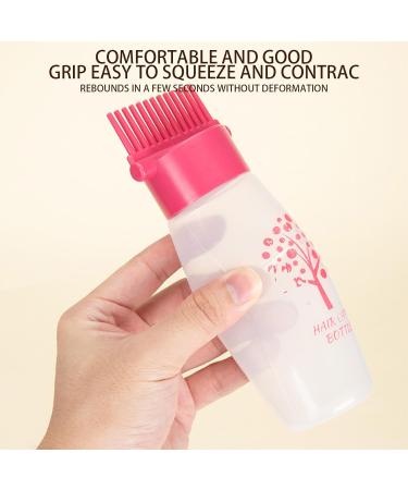 Root Comb Applicator Bottle - 180ml Hair Oil Comb Hair Oil Bottle Comb Bottle Hair Coloring Products for Hair Dye Water Liquid Oil Niesel - Buy Online on GoSupps.com