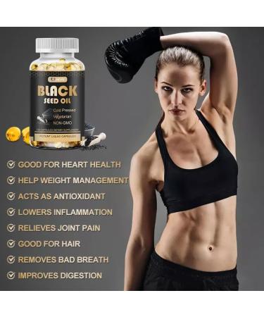 100% Virgin Black Seed Oil Capsules Cold Pressed 1000mg - Buy Online on GoSupps.com