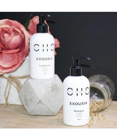 Chelle's Haute Seat Hair Growth Shampoo & Conditioner | Moisturizing Plant-Based Cruelty-Free DHT Blocker for Thicker Hair | Reduce Shedding & Strengthen Hair - Buy Online on GoSupps.com