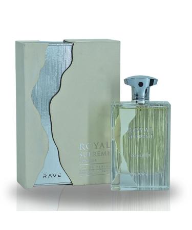 Rave Royal Supreme Conquer EDP Spray 100ML (3.4 OZ) Long Lasting Cologne perfume for men perfume for women. 3.4 Fl Oz (Pack of 1) Conquer EDP Spray