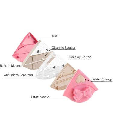 Magnetic Window Cleaner Tool/Indoor and Outdoor Glass Pane Cleaning/Single Double Or Tripled Glazed - Buy Online on GoSupps.com
