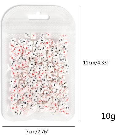 Playing Card Slices for 5mm Klei Mud Particles Animal Clays Nail Art Supplies Making Playing Card Slider - Buy Online on GoSupps.com