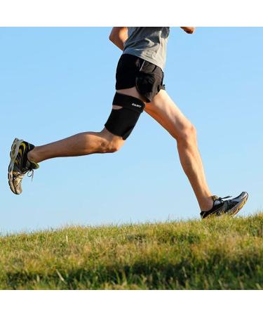 Eulant Thigh Bandage for Adolescents | Neoprene Thigh Support & Adjustable Compression Lift with Velcro Fastener - Slipproof Muscle Support - Buy Online on GoSupps.com