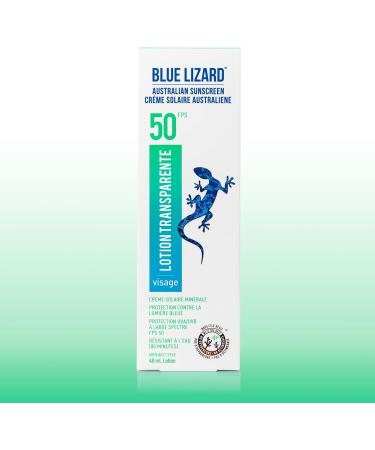 Blue Lizard Sheer Sunscreen Lotion SPF 50+ for Face - Buy Online on GoSupps.com