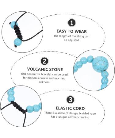 SEWOART Anti Motion Sickness Bracelet Set - Stylish Glasses & Friendship Bracelets for Seasickness Relief and Sport Activities - Buy Online on GoSupps.com