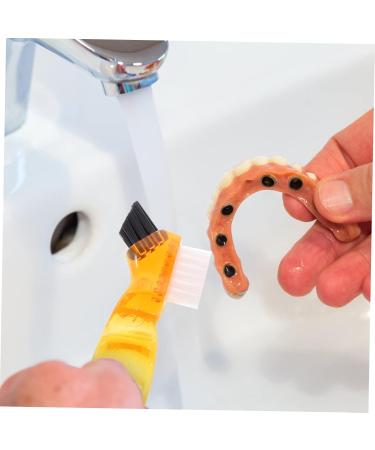 Beavorty 20 STK Multifunctional Toothbrush Prosthesis Brushes - Creative Cleaning for Dentures & False Teeth - 5 Color Pack - Buy Online on GoSupps.com