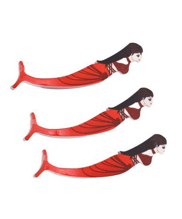 Zetiling Red Stainless Steel False Eyelash Tweezers Ergonomic Design Beautiful Appearance Tight Clamping Widely Usedfor Applying Double Eyelid Stickers