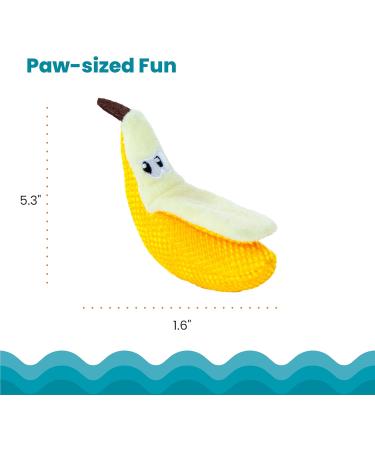 Petstages Dental Banana Cat Toy with Catnip - Chewing & Dental Care for Cats - Buy Online on GoSupps.com