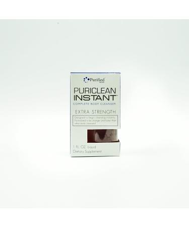 Puriclean Instant Detox Drink Extra Strength - Potent 1oz Cleanser for Fast & Effective Body Cleansing - Buy Online on GoSupps.com
