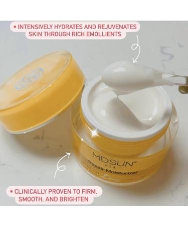 MDSUN Repair Moisturizer | Anti-Aging Face Cream for Wrinkles & Fine Lines | Brightening Antioxidant Formula with SPF | Shop Internationally - Buy Online on GoSupps.com