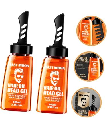 FOMIYES 2pcs Men's Hair Wax Comb Men Hair Spray Hair Gel for Men 2 in 1 Hair Lasting Man Hair Accessories - Buy Online on GoSupps.com