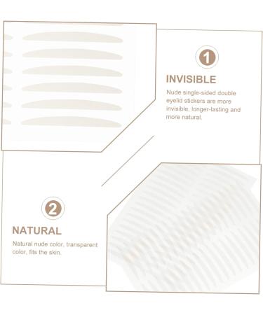 LALAFINA 40 Sheets Double Eyelid Sticker Makeup Stickers Boob Tape Double Sided Tool Stickers Invisible Eye Stickers Double Eyelid Tapes Eye Lift Tape Natural Eyelid Patches Beauty Supplies - Buy Online on GoSupps.com