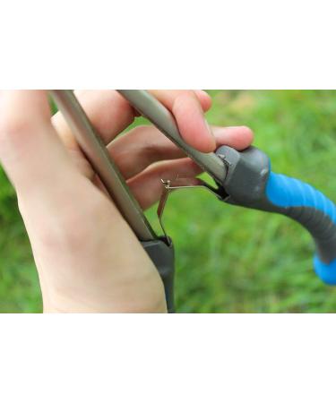 JC 11 Long Nose Fishing Pliers | Stainless Steel Hook Remover Tool with Spring-Assisted Handle - Buy Online on GoSupps.com