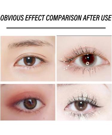 Diamond Glitter Mascara Topper Waterproof Long Lasting Curling Shiny Diamond Eyelash for Women Concert Makeup Thickening Lengthening (2pcs) - Buy Online on GoSupps.com