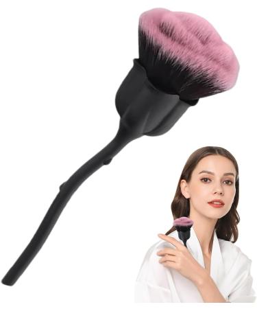 Rose Makeup Brushes Rose Makeup Brushes Rose Shaped Makeup Brushes | Flower Blush Brush Large Face Powder Makeup Brushes Dust Powder Remover Brush Foundation Makeups Brush Kits - Buy Online on GoSupps.com
