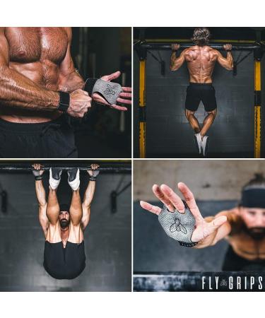 JerkFit Fly Grips - Soft Vegan Hand Grips for Cross Training - Lightweight Gloves for Pull Ups, Powerlifting, Gymnastics, WOD - Medium - Buy Online on GoSupps.com