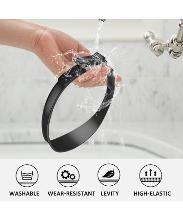2 Pieces of Silicone Hair Bands Hair Tools Hair Cutting Aids Hair Contour Template Neckline Shaving Template Adjustable Hair Cutting Bands - Buy Online on GoSupps.com
