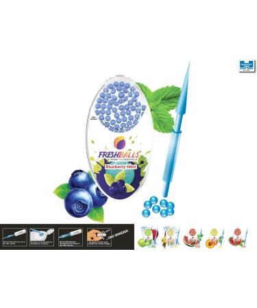 FreshBalls Henecka Aroma Filter Balls - Mint Oil & Strawberry Mint Flavor - International Shipping Available - Buy Online on GoSupps.com