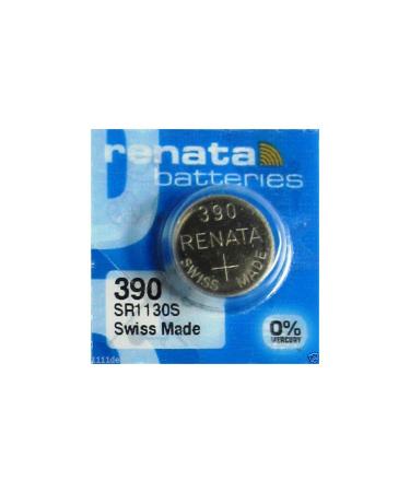 Renata 390 Silver Oxide 1.55v Watch Battery (Sr1130Sw)