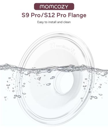 Momcozy Single-Sealed Flange 27mm for S9 Pro/S12 Pro Breast Pump | Original Replacement Accessory 1PC - Buy Online on GoSupps.com