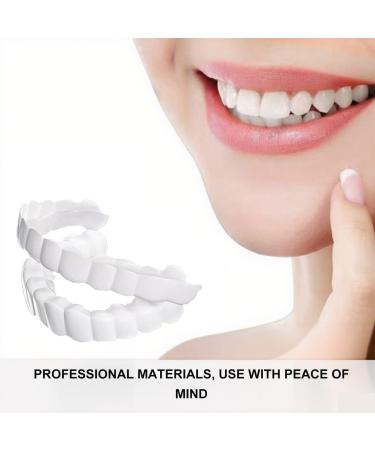 2 Pairs Temporarily Adjustable for Men and Women Nature and Comfortable Regain Confidence Smile(White) - Buy Online on GoSupps.com