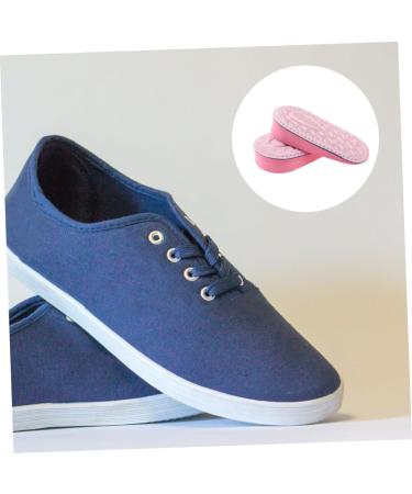 GLEAVI Invisible Heel Lift Insoles for Women - 4 Pairs Breathable Shoe Inserts - Soft Pink Heightening Half Pads for Canvas Shoes (12.5x6x3.5CM - Buy Online on GoSupps.com