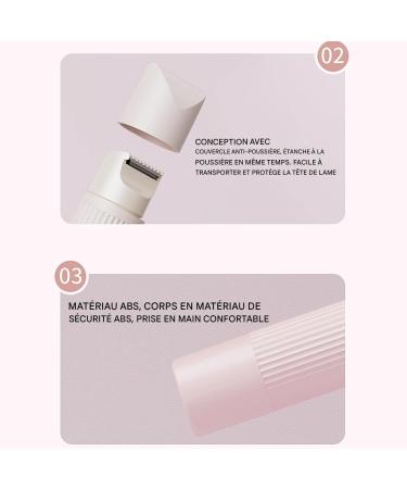 Women Bikini Epilator Shaver Body Hair Trimmer for Women Double Head Waterproof Electric Device Shaver and Epilator for Shaving Legs Face Care Intimate Zone and - Buy Online on GoSupps.com