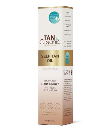 TanOrganic Self Tanning Oil Fake Tan Certified Organic Natural Vegan 100ml