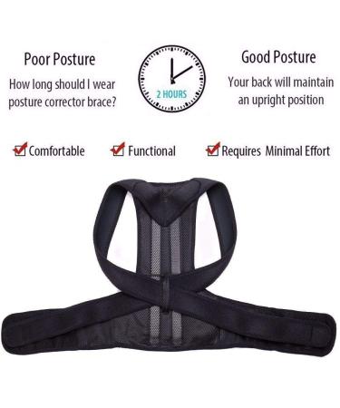 Posture Corrector Back Support Shoulder Back Brace Posture Correction Spine Posture Corrector Postural Better life - Buy Online on GoSupps.com