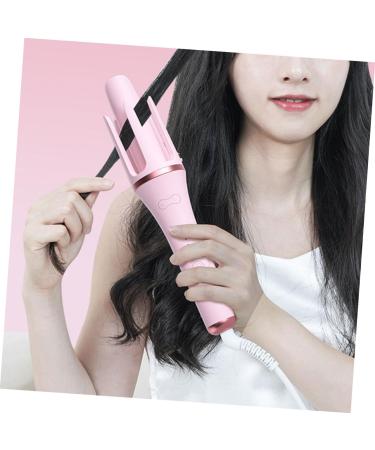 WOONEKY Fully Automatic Hair Curling Iron Hair Rollers Curler Curling Wand Crimper Hair Tool Pink Abs - Buy Online on GoSupps.com