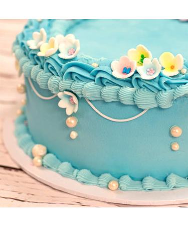 Culpitt 60 Assorted Flower Sugar Shapes Hardened Sugar And Royal Icing Cake Decorations Handmade Ready to Use Cupcake Toppers For Wedding Christening Birthday - Bulk Pack of 60 - Buy Online on GoSupps.com