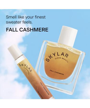 Skylar Fall Cashmere Eau de Parfum - Hypoallergenic & Clean Perfume for Women & Men Vegan & Safe for Sensitive Skin - Spicy Gourmand Perfume with Notes of Cinnamon Almond & Ginger - 10mL /0.33 Fl oz - Buy Online on GoSupps.com
