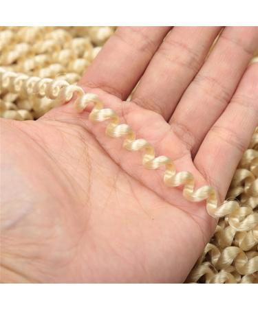 MeliSay 3 Packs Passion Twist Hair - Curly Spring Twist Crochet Wave Blonde Hair for Butterfly Locs & Braids - 613# 12 Inches Synthetic Extensions for Black Women - Buy Online on GoSupps.com