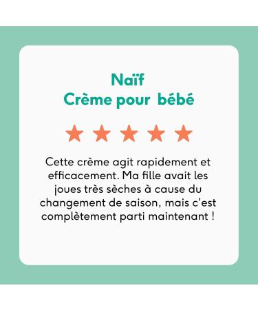 Na f Soin nourrissant pour b b et enfant Ingr dients naturels Visage Sans parfum ni additifs Convient d s la naissance 50 ml - Buy Online on GoSupps.com