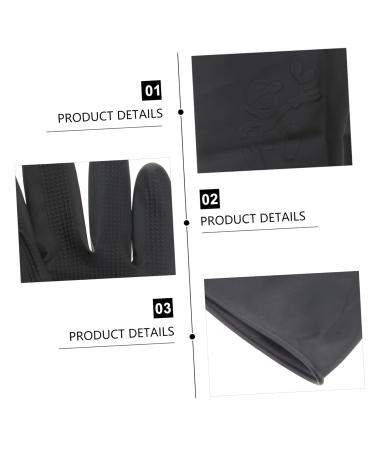 PLAFOPE 3 Pairs Hair Dye Glove Barber Gloves Hair Shampoo Gloves Hair Salon Gloves - Buy Online on GoSupps.com