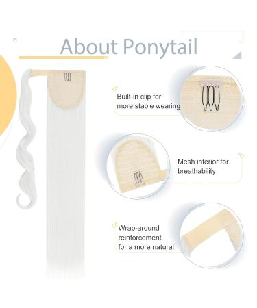 Silk-Co Ponytail Extensions | Realistic Clip-In Braid | Heat-Resistant 58cm Synthetic Hair | Smooth & Easy Styling | Ideal for All Hair Types - Buy Online on GoSupps.com