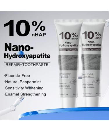 Hydroxyapatite Toothpaste SP-6 Probiotic Toothpaste Set for Enamel Protection and Tooth Strengthening Fresh Breath Gum Health Fluoride-Free whitening toothpasteToothpaste for Sensitive Teeth (2) - Buy Online on GoSupps.com