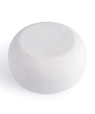 CHARMMAN Men's Shaving Soap & Cream Bowl - Natural White Marble Stone with Heat Preservation for Luxurious Lather Crafting - Buy Online on GoSupps.com