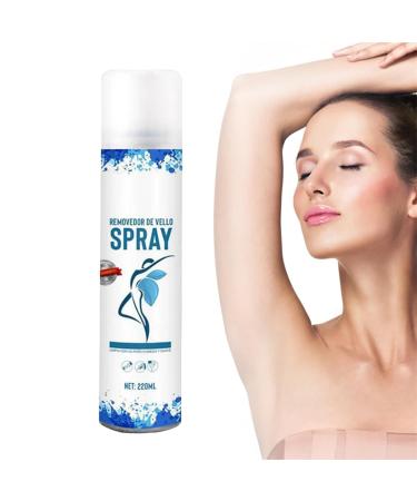 Jingmiger Epilator Spray for Men - 220ml Soothing Body Lotion | Depilatory | For Armpits Back Legs Intimate Areas and Home