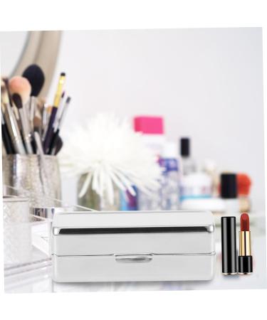 Didiseaon 4 pcs Portable Lipstick Case | Metal Wallets & Lip Gloss Holder | Mini Travel Organizer with Mirror - Buy Online on GoSupps.com