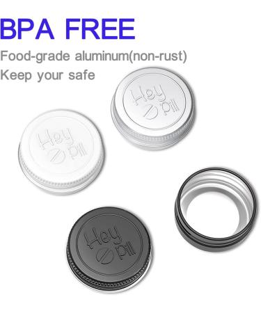 Extra Small Pill Box for Purse - 3 Pack ADHYRO Aluminum Mini Pill Organizer - Portable Lightproof Case for Vitamins Fish Oils & Supplements (Black Silver White - Buy Online on GoSupps.com