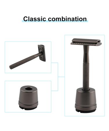 Compact Traveler Gasiser | Portable Double-Edged Razor for Men | Travel-Friendly Safety Razor - Buy Online on GoSupps.com