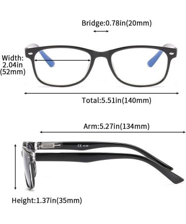 Suertree Anti-Blue Computer Reading Glasses | Blue Light Filter UV Blocking | 3.50 Magnification | Unisex Leopard Design - Buy Online on GoSupps.com