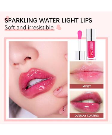 Hydrating Lip Glow Oil - Long Lasting Lip Plumper Gloss - Cherry Flavored Moisturizing Lip Oil - Buy Online on GoSupps.com