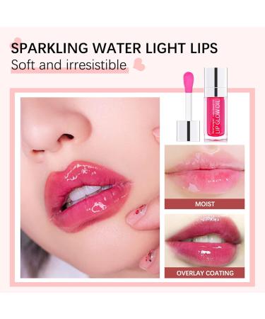 Moisturizing Lip Gloss Oil - Long-Lasting Cherry Lip Glow for Dry Lips | Transparent Lip Care - Buy Online on GoSupps.com